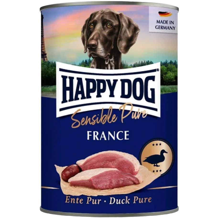 Вологий корм для собак Happy Dog Sens Pure Ente, з качкою, 800 г - фото 1