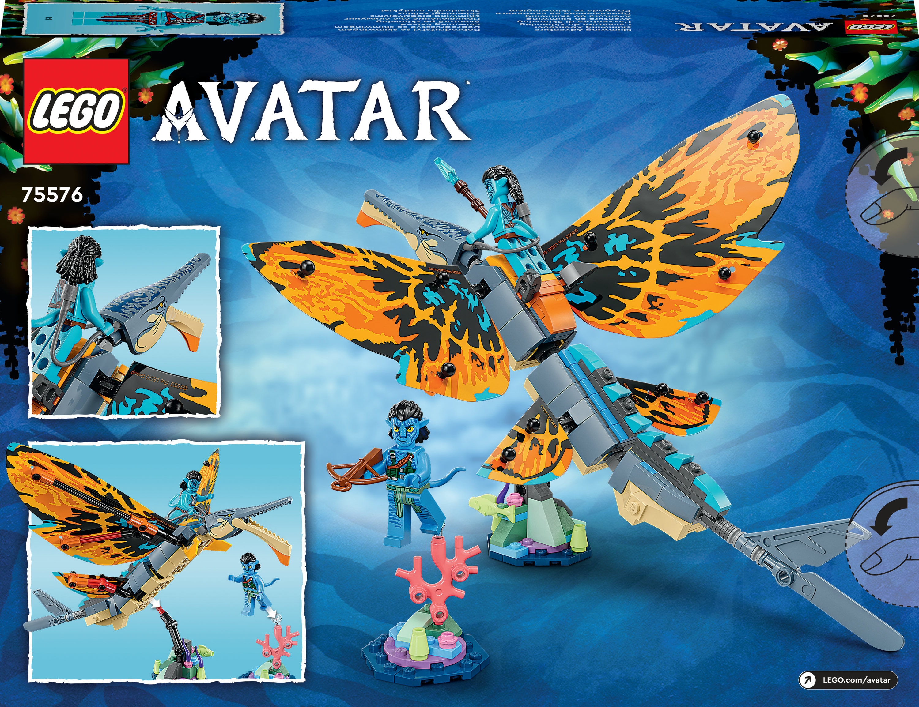 Конструктор LEGO Avatar Приключение со Скимвингом 259 деталей (75576) - фото 8