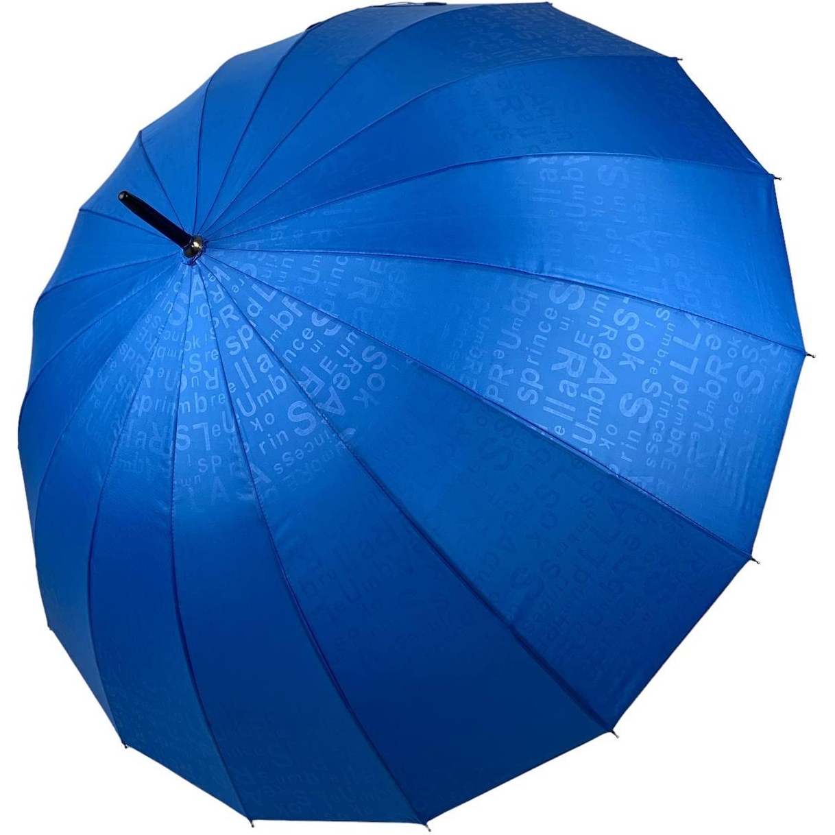 Жіноча парасолька-палиця напівавтомат Toprain 100 см синя - фото 1