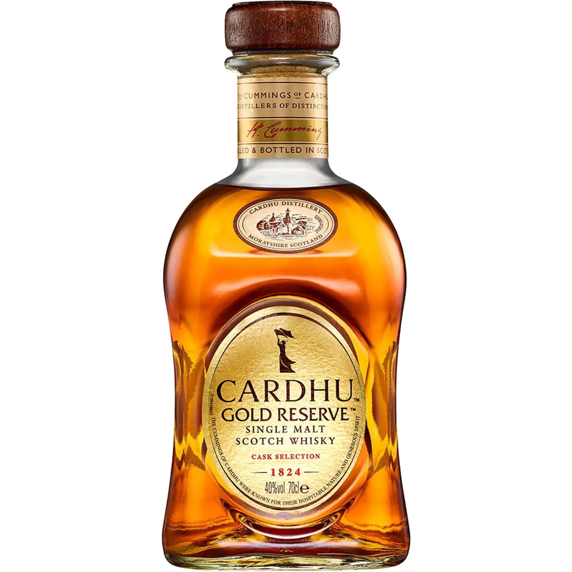 Виски Cardhu Gold Reserve Single Malt Scotch Whisky 40% 0.7 л в подарочной упаковке - фото 2
