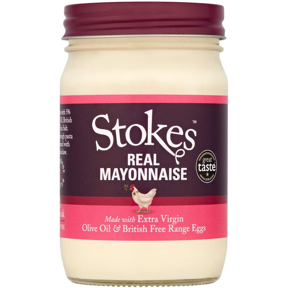 Майонез Stokes Real Mayonnaise, с оливковым маслом, 345 г - фото 1