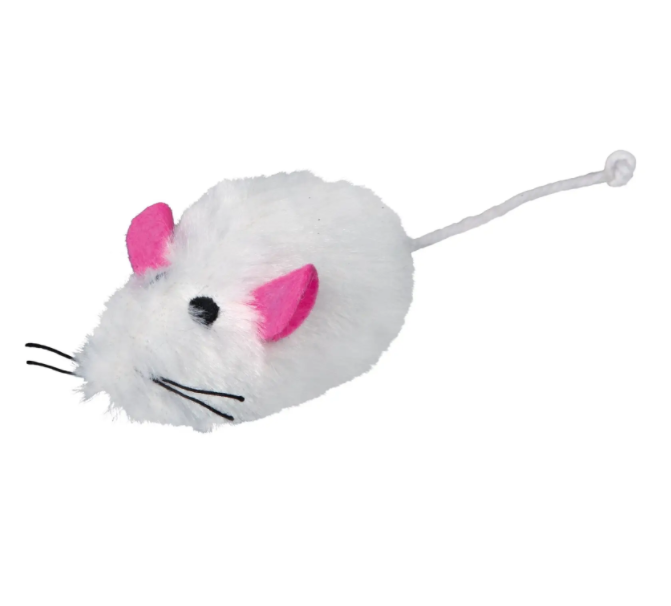 Іграшка для котів Trixie Мишка з пищалкою, 9 см, в асортименті (4116_1шт) - фото 2