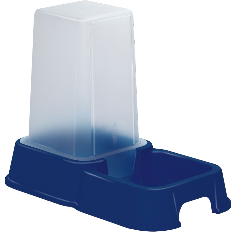 Диспенсер для корма или воды Bergamo Viola 1.5 л темно-синий - фото 1