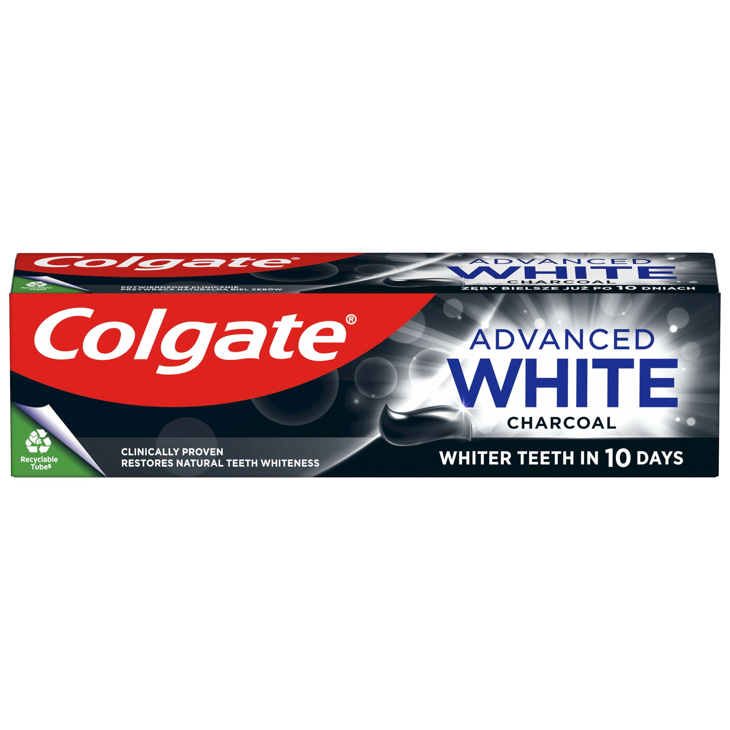 Зубная паста Colgate Advanced White Charcoal 75мл - фото 1