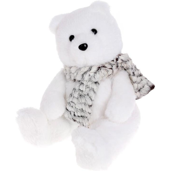 Декоративна іграшка Bona Білий Ведмедик 25х18х29 см - фото 1
