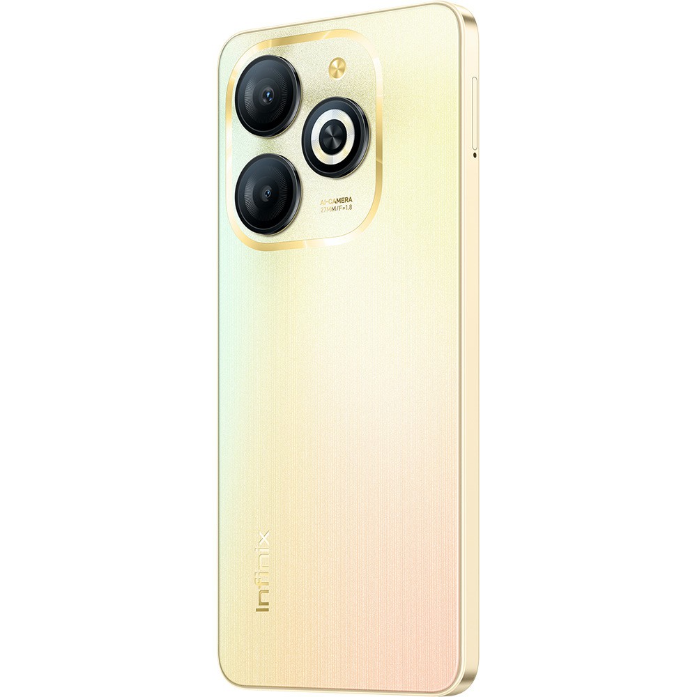 Смартфон Infinix Smart 8 4/128Gb Shinny Gold (X6525) (UA UCRF) - фото 2