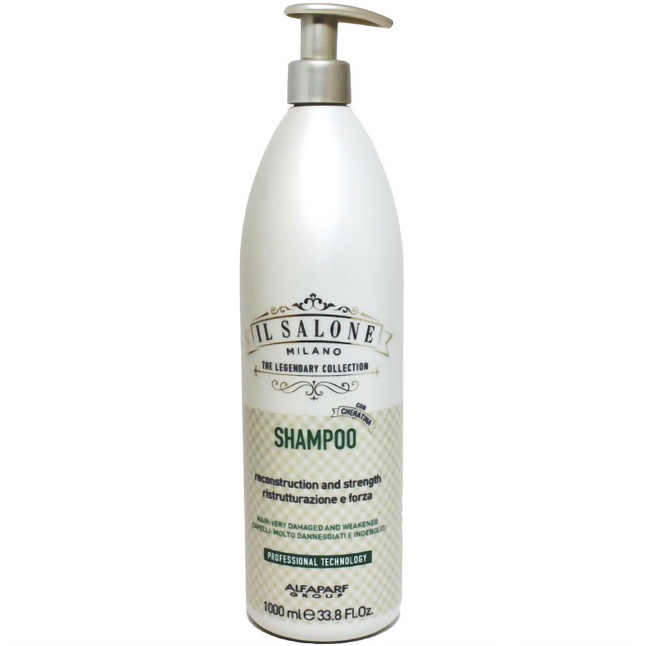 Шампунь для поврежденных волос IL Salone Milano Reconstruction, Strengthen and Repair Shampoo 1 л - фото 1