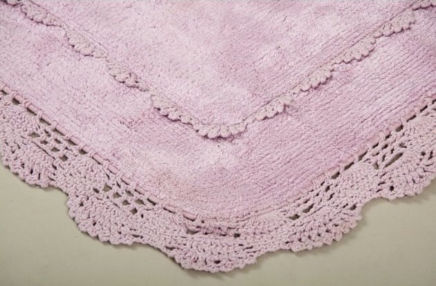 Набір килимків Irya Anita pembe, 90х60 см і 60х40 см, світло-рожевий (2000022200349) - фото 3