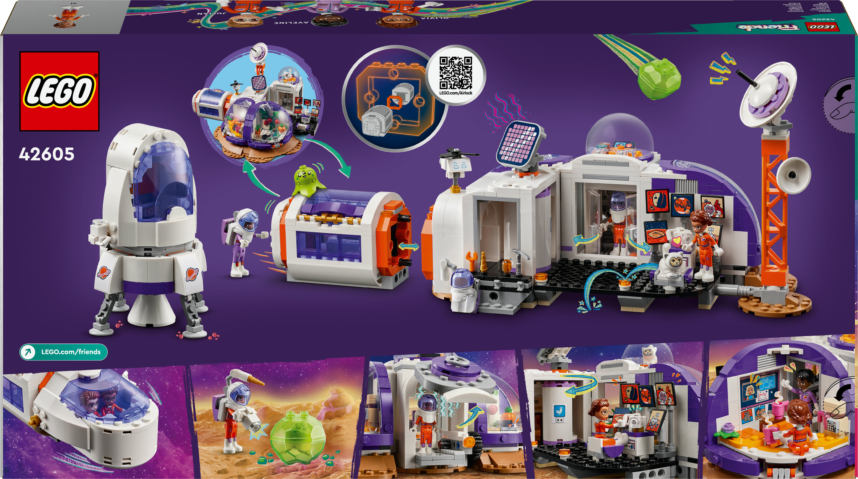 Конструктор LEGO Friends Космическая база на Марсе и ракета 981 детали (42605) - фото 9