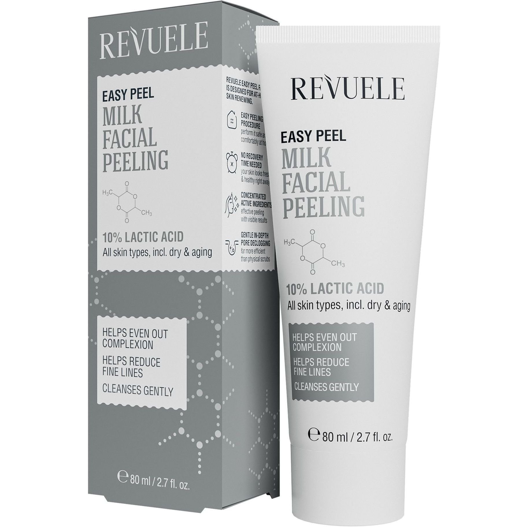 Пилинг молочный для лица Revuele Easy Peel Milk Facial Peeling 80 мл - фото 1