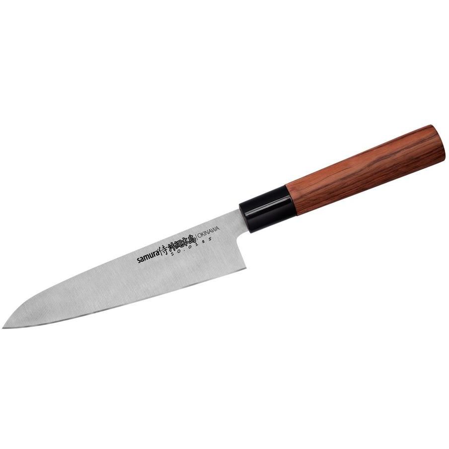 Кухонный шеф-нож Samura 170 мм Коричневый 000266640 - фото 1