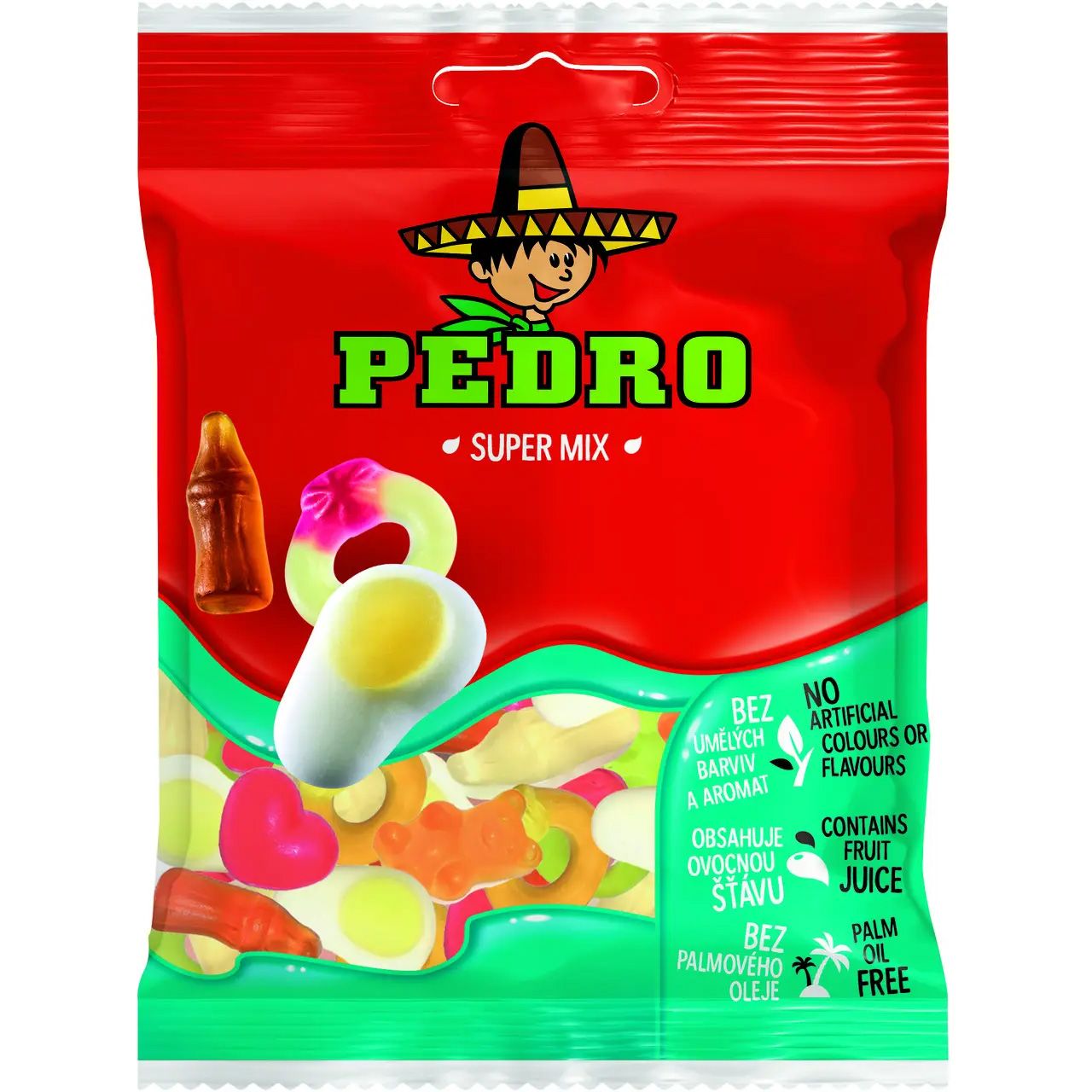 Жувальні цукерки Pedro Super Mix 80 г - фото 1