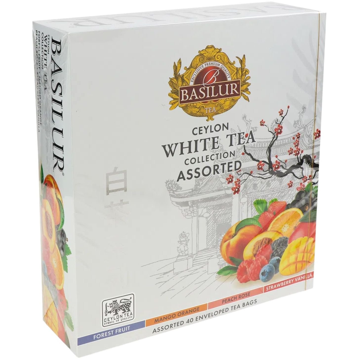 Чай білий Basilur White Tea Collection асорті 40 шт. х 1.5 г (955271) - фото 1