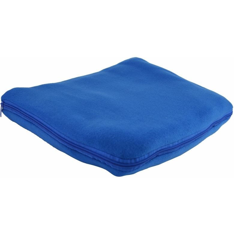 Плед-подушка флисовая Bergamo Mild 180х150 см, синяя (202312pl-03) - фото 2