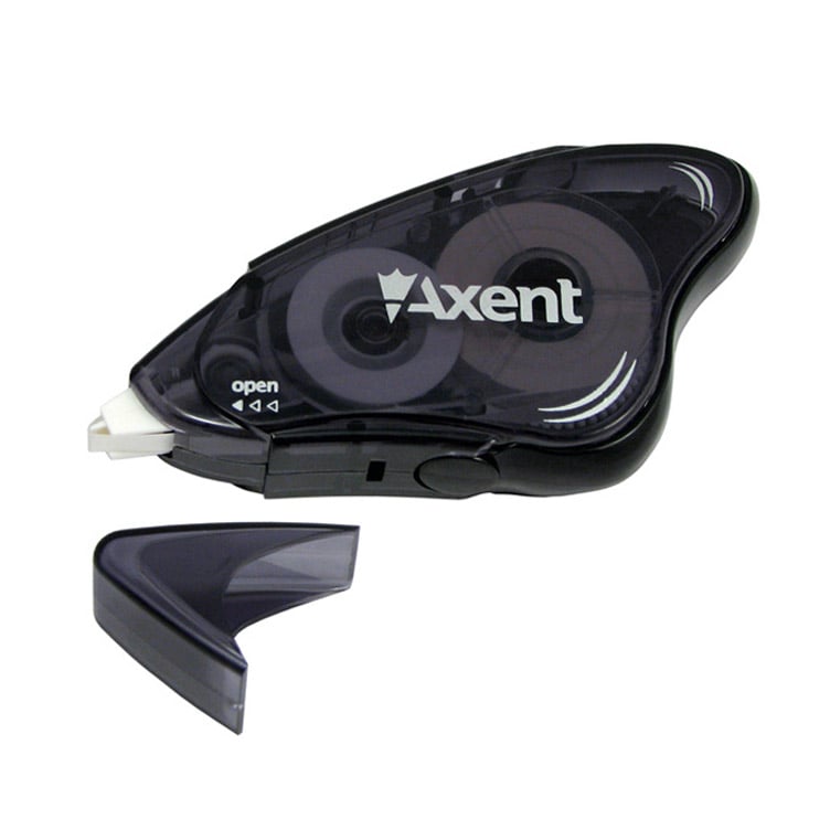 Корректор ленточный Axent 7003-A 5 мм х 8 м черный (7003-01-A) - фото 1