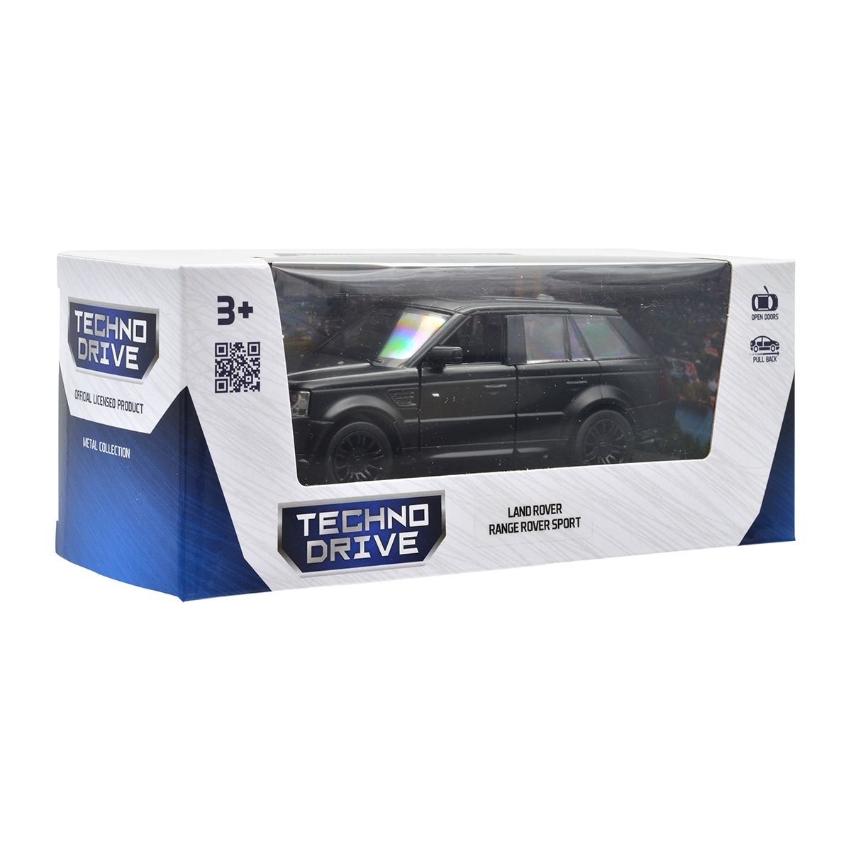 Автомодель TechnoDrive Land Rover Range Rover Sport, 1:32, черная (250342U) - фото 10