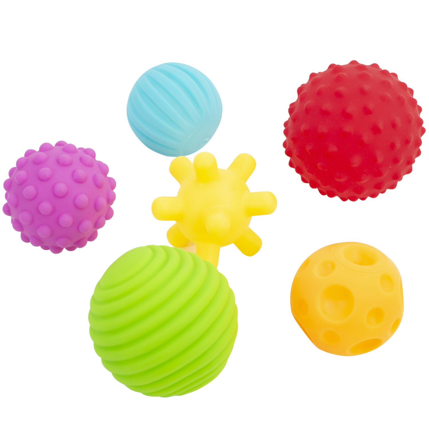Набір іграшок для ванни Baby Team М'ячики, 6 шт. (9009) - фото 1