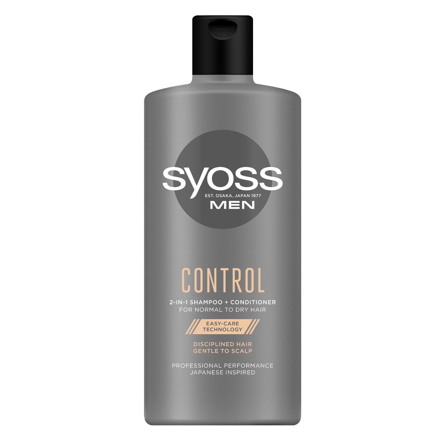 Шампунь-кондиціонер Syoss Men Control, для нормального і сухого волосся, 440 мл - фото 1
