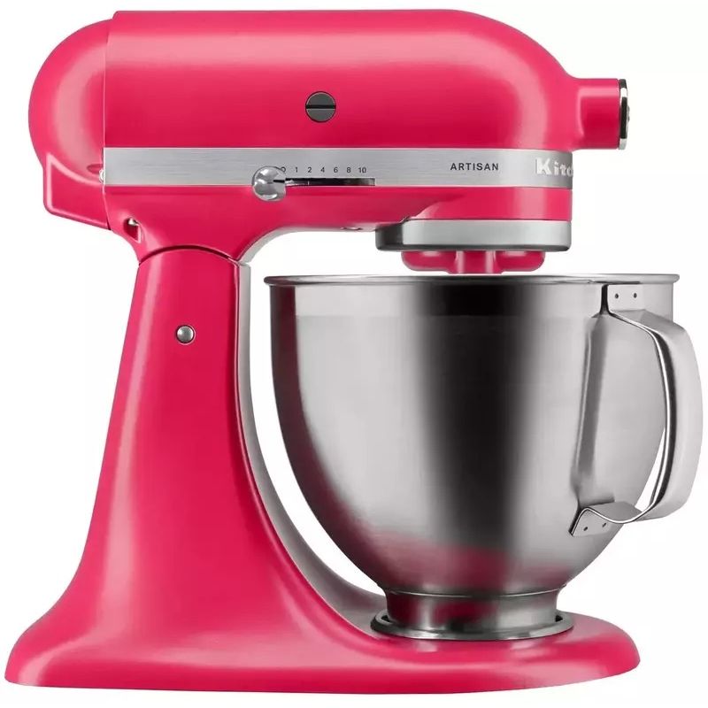 Планетарный миксер KitchenAid Artisan 4.7 л гибискус (5KSM195PSEHI) - фото 1