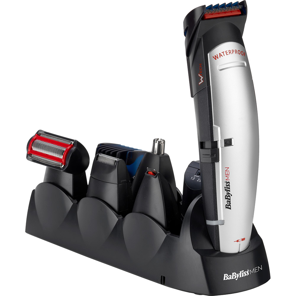 Набор для стрижки Babyliss Waterproof E837E серебристый - фото 1