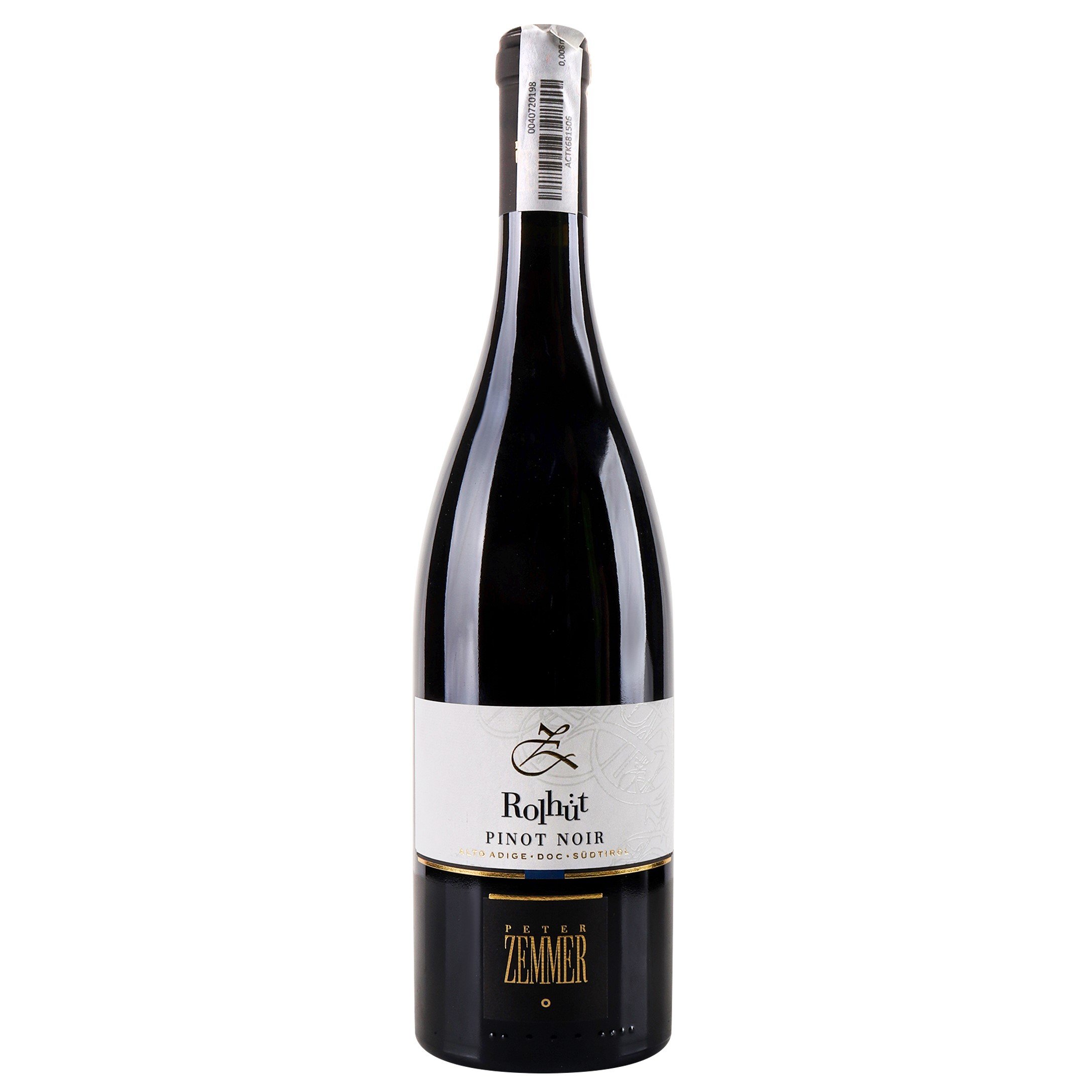 Вино Peter Zemmer Rollhutt Pinto Noir 2020 DOC, 13,5%, 750 мл (594143) - фото 1