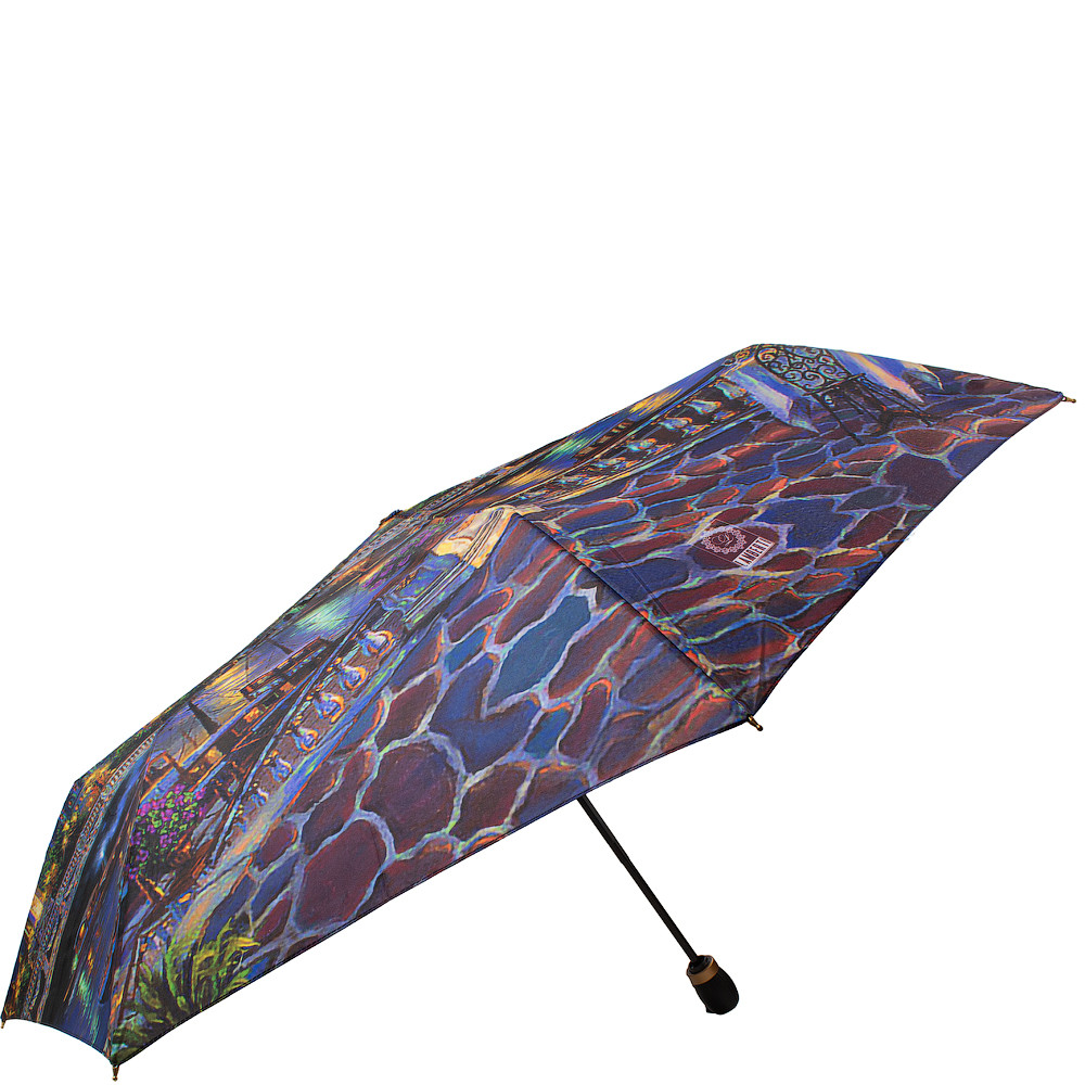 Женский складной зонтик полный автомат Lamberti 104 см разноцветный - фото 2