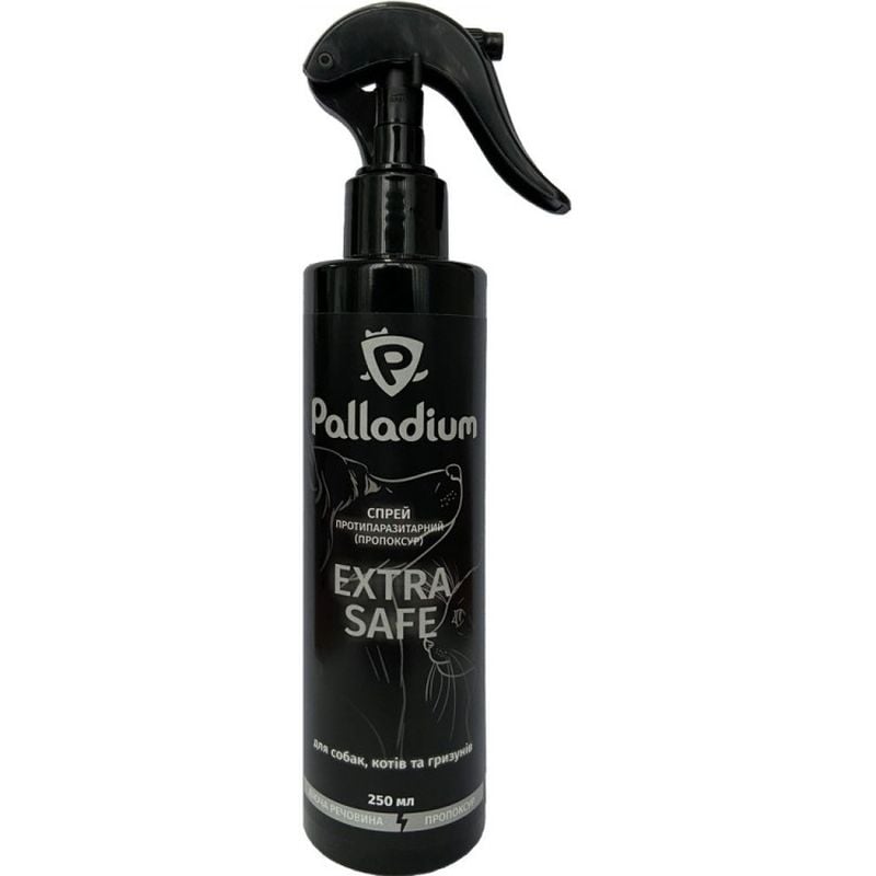 Спрей Palladium Extra Safe от блох и клещей для собак, кошек и грызунов 250 мл - фото 1