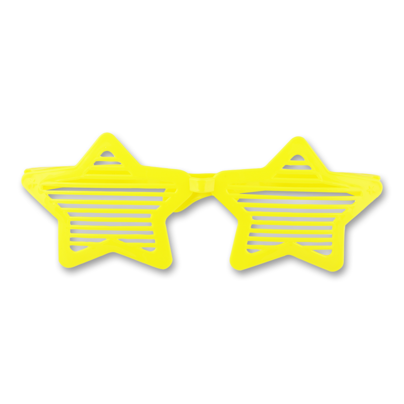 Очки карнавальные Offtop Звезды, желтый (870182) - фото 1