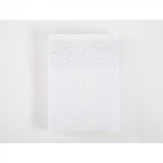 Рушник Irya Jakarli New Dora beyaz, 130х70 см, білий (2000022184281) - фото 1