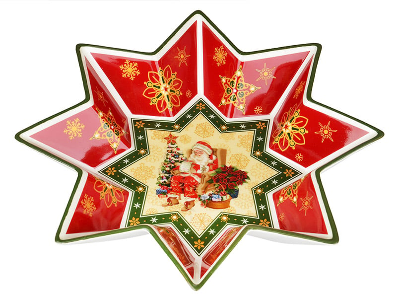 Салатник Lefard Christmas Collection, фарфор, 26 см (986-012) - фото 1