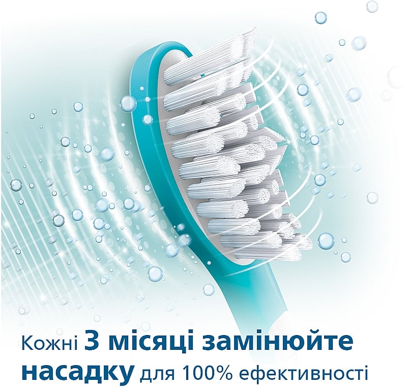Змінні насадки для електричної зубної щітки Philips Sonicare For Kids HX6042/33 2 шт. (3930514) - фото 6