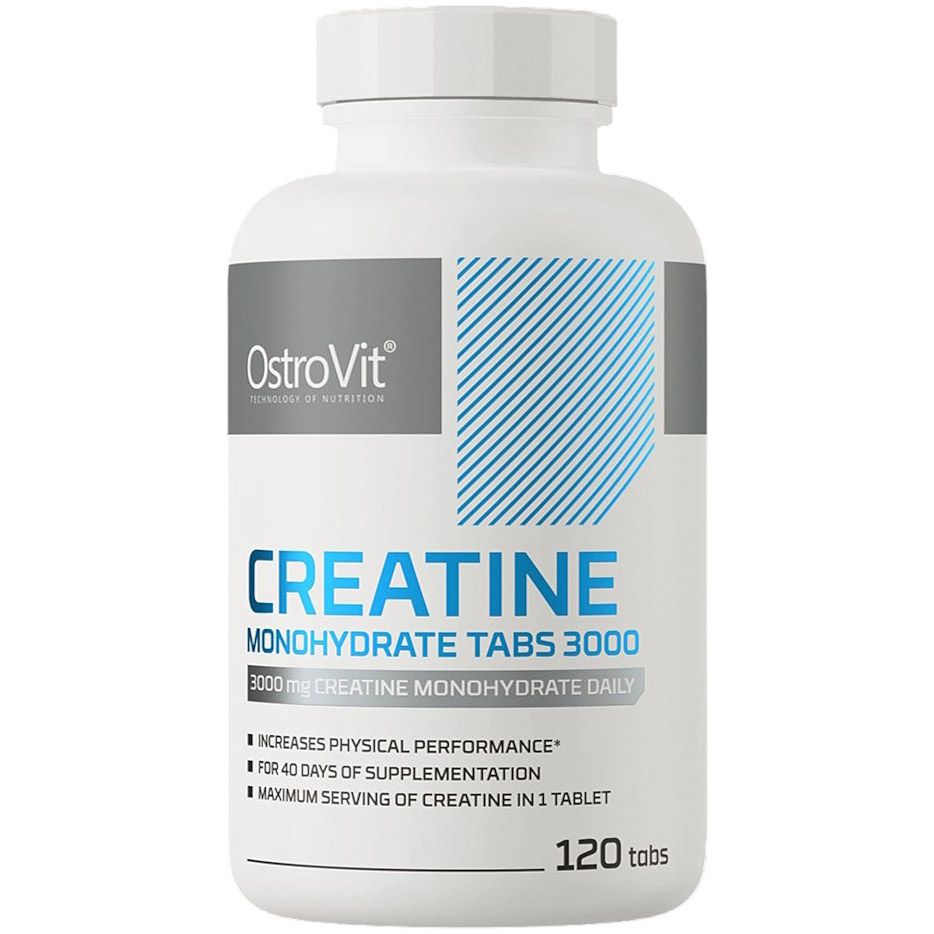 Креатин OstroVit Creatine Monohydrate 3000 мг 120 таблеток - фото 1