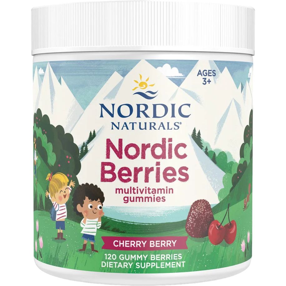 Мультивитамины Nordic Naturals Multivitamin Berries Вишня 120 жевательных конфет - фото 1