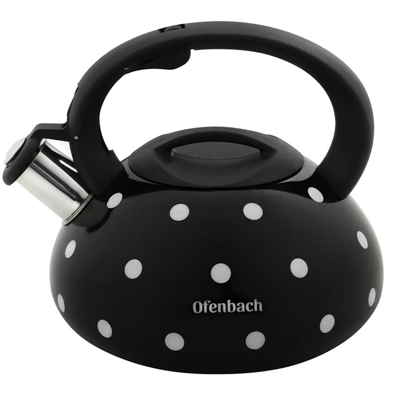Чайник Ofenbach 2.5 л черный (OF-100301-BK) - фото 1