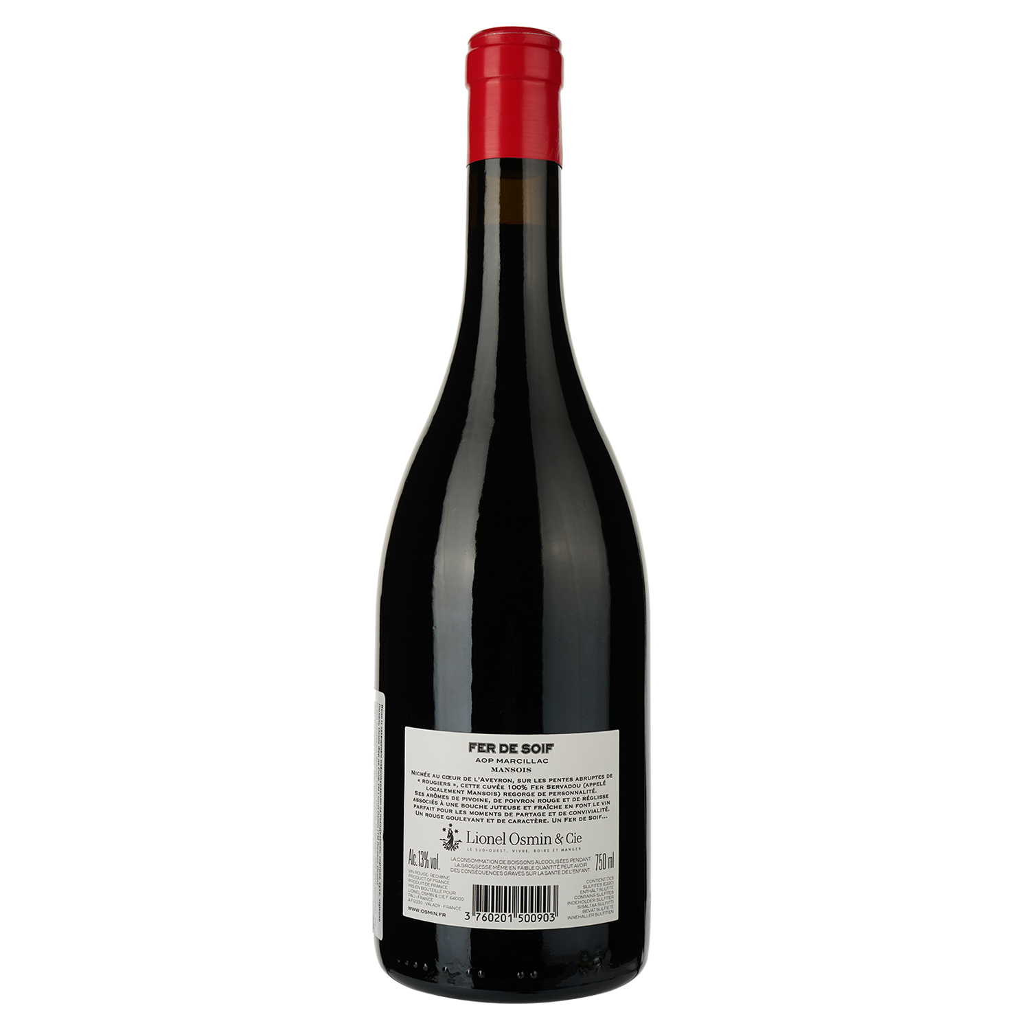 Вино Lionel Osmin & Cie Fer De Soif красное сухое 0.75 л - фото 2