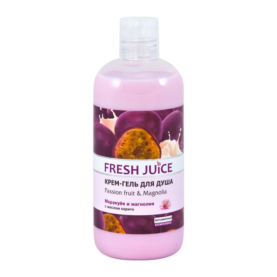 Крем-гель для душу Fresh Juice Passion fruit & Magnolia, 500 мл - фото 1