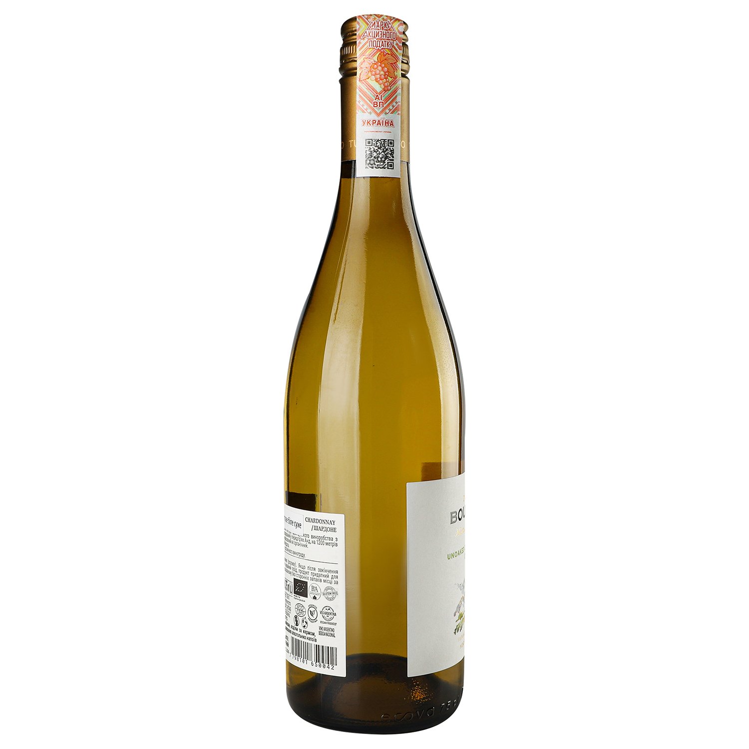 Вино Domaine Bousquet Chardonnay, 13%, 0,75 л - фото 3