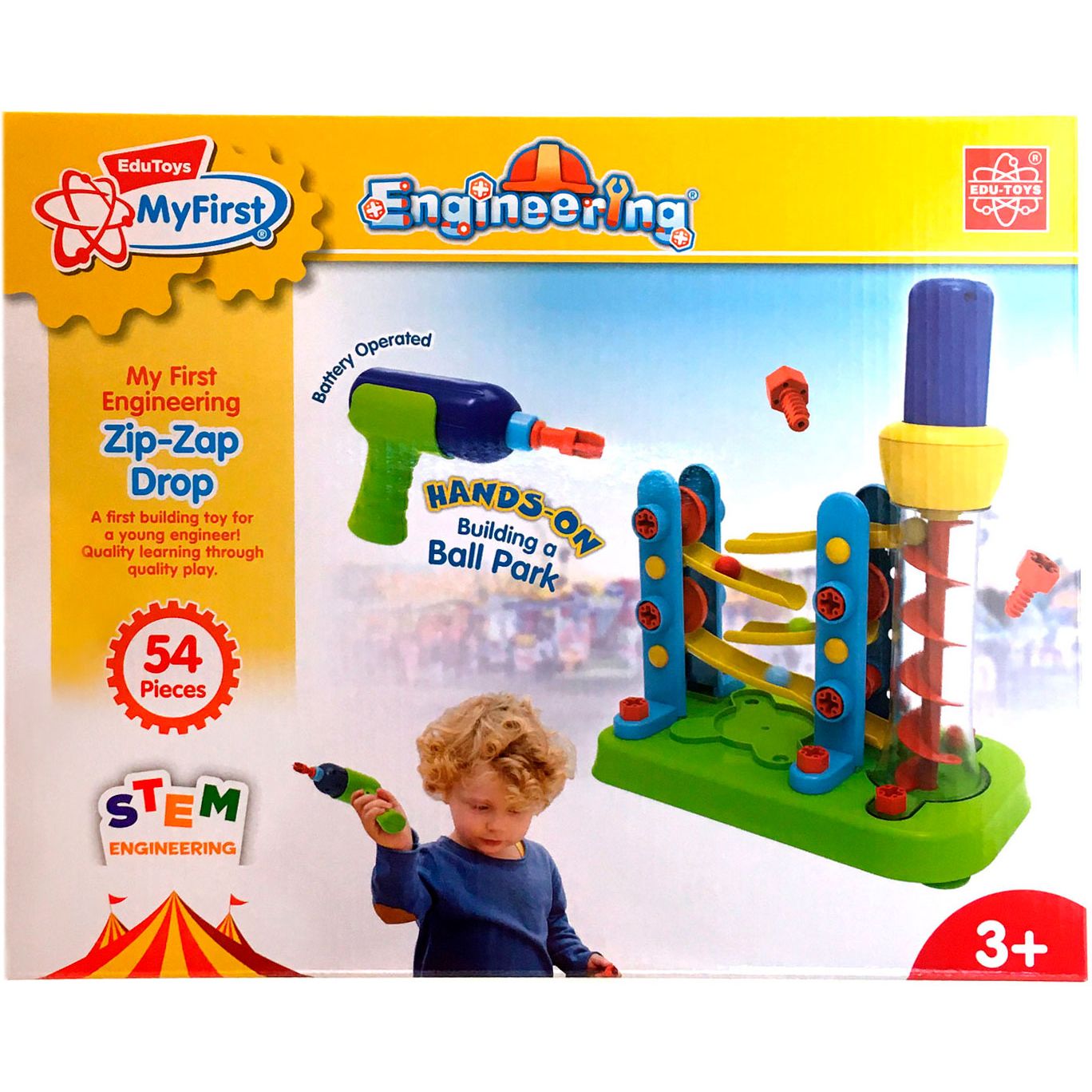 Конструктор Edu-Toys Гірка-зигзаг з інструментами (JS021) - фото 5