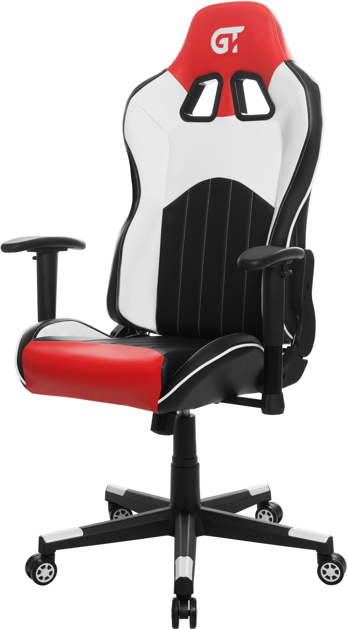 Геймерское кресло GT Racer черное красно-белый (X-5813 Black/Red/White) - фото 9