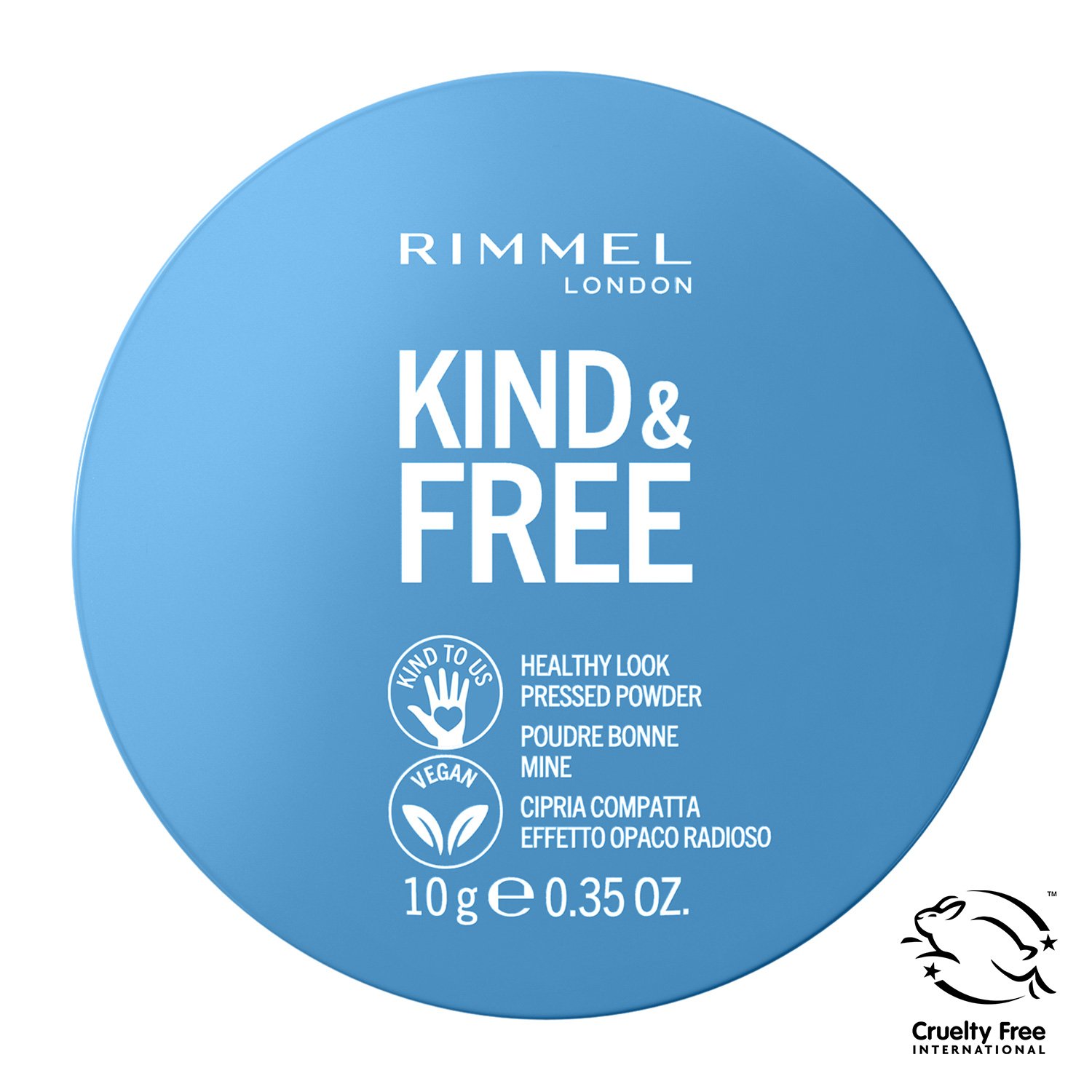 Компактна пудра Rimmel Kind&Free, відтінок 030 (Medium), 10 г (8000019891703) - фото 3