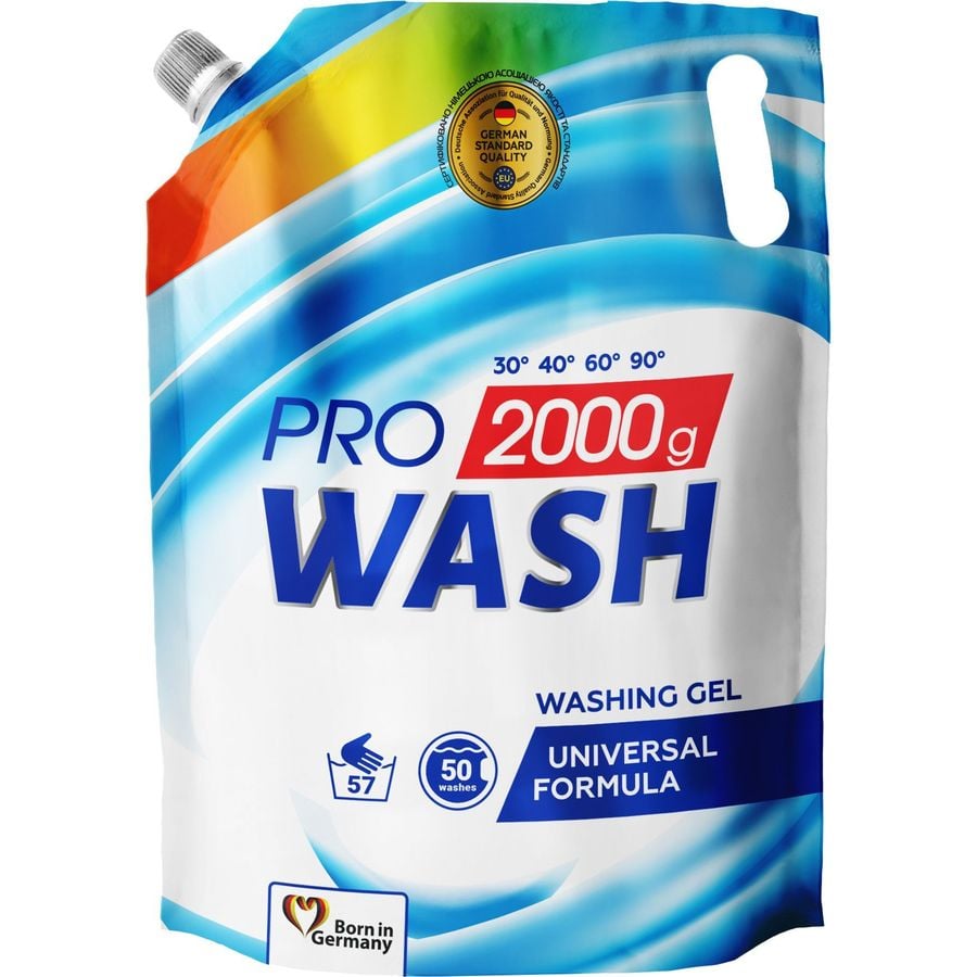 Фото - Стиральный порошок Гель для прання ProWash 2000 універсальний, 2 л