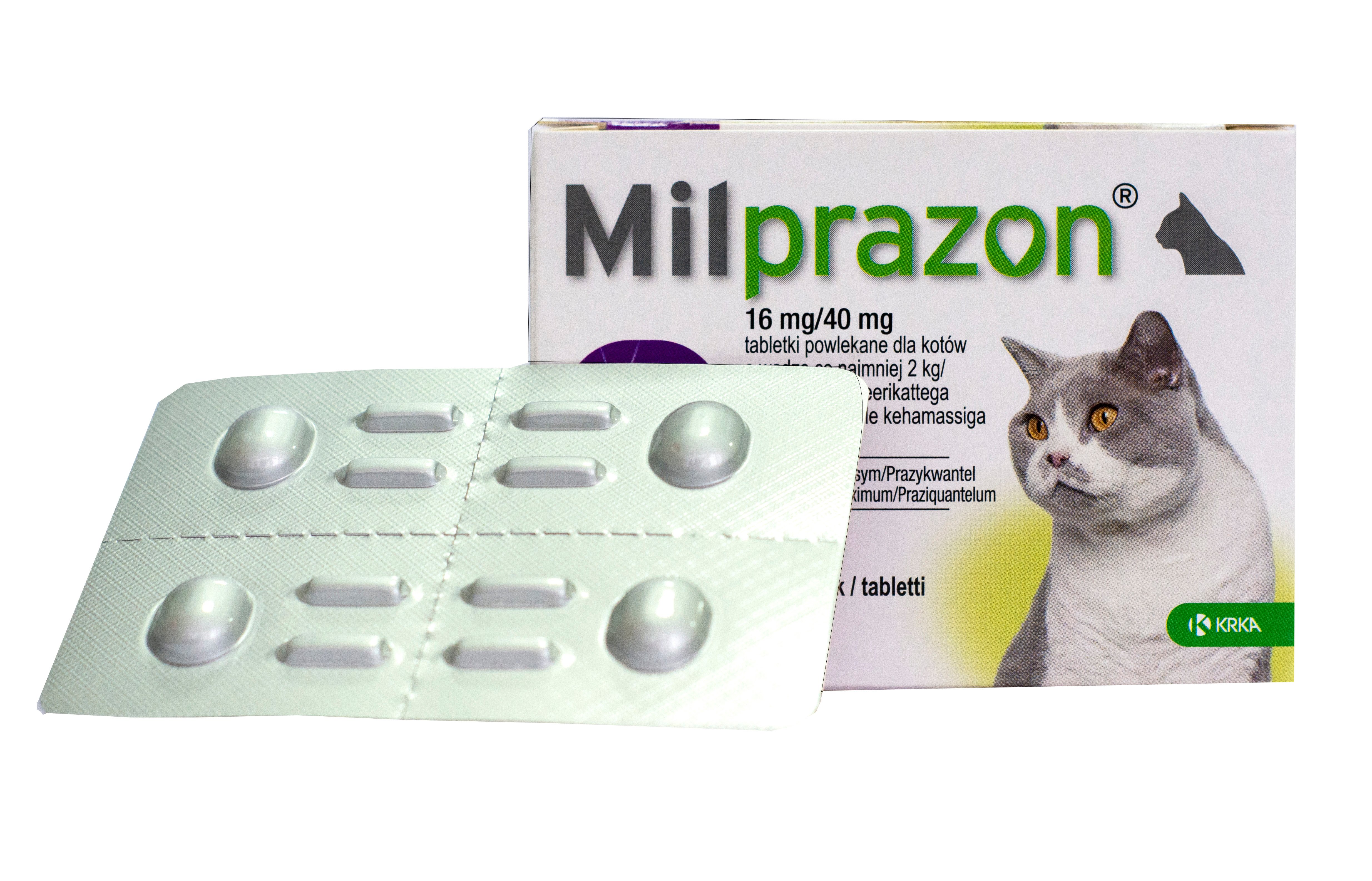 Пігулки Мілпразон KRKA для кішок з масою тіла 2-8 кг 1 шт. - фото 1
