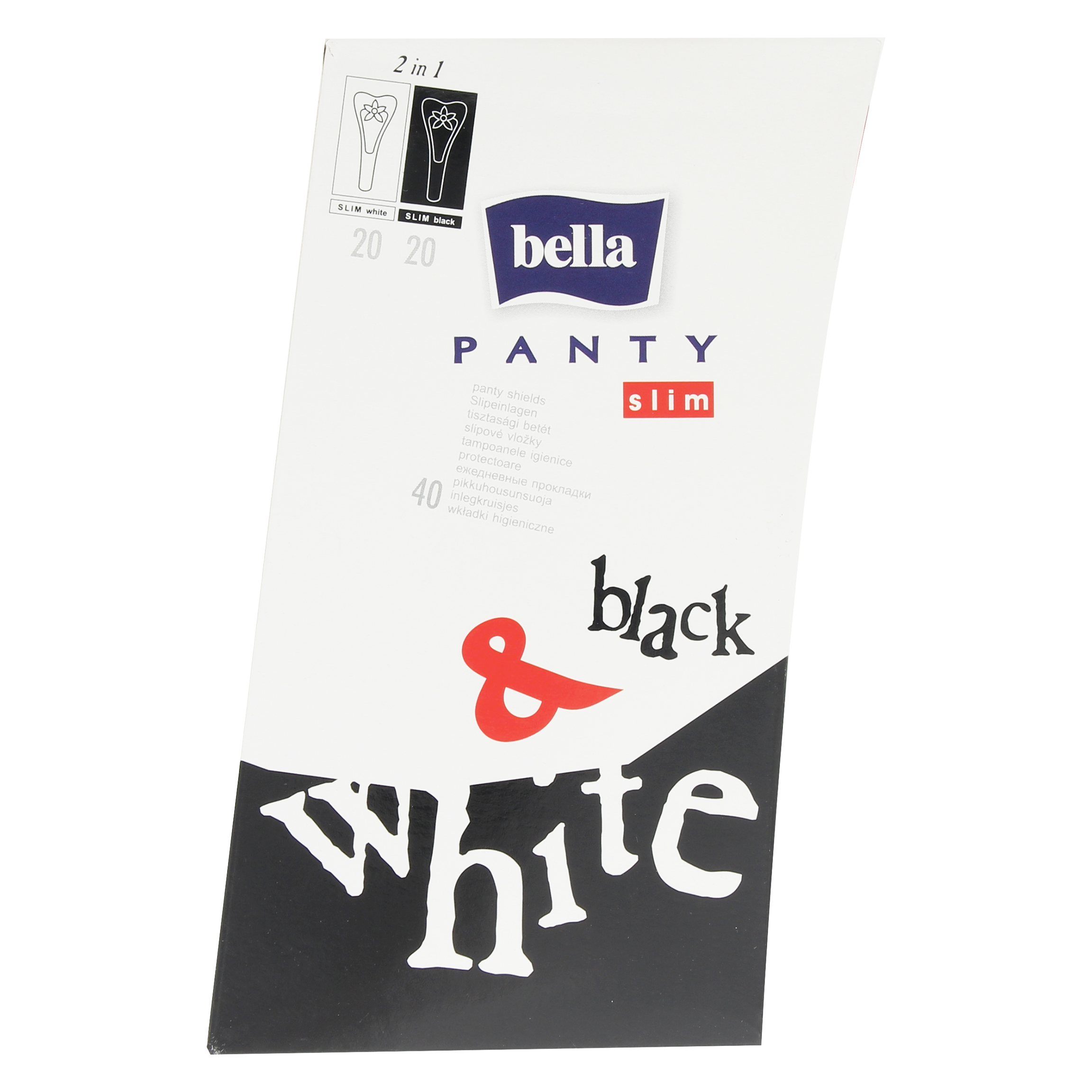 Щоденні прокладки Bella Panty Slim Black&White 40 шт. - фото 3