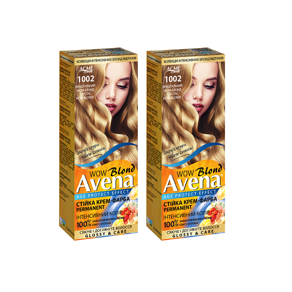 Стойкая крем-краска для волос Avena Blond Color хрустальный WOW-блонд 1002 133 мл - фото 9