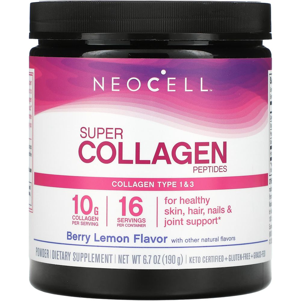 Супер коллаген Neocell Super Collagen Powder Berry Lemon 190 г - фото 1