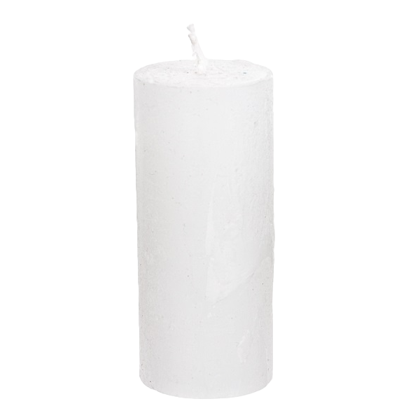 Свічка Pragnis Рустик, циліндрична, 16х5,5 см, білий (С5516-00) - фото 1