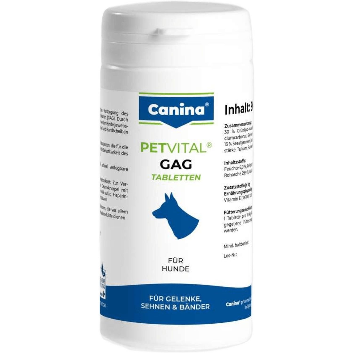 Вітаміни Canina Petvital GAG для собак, для суглобів та тканин, 90 таблеток - фото 1