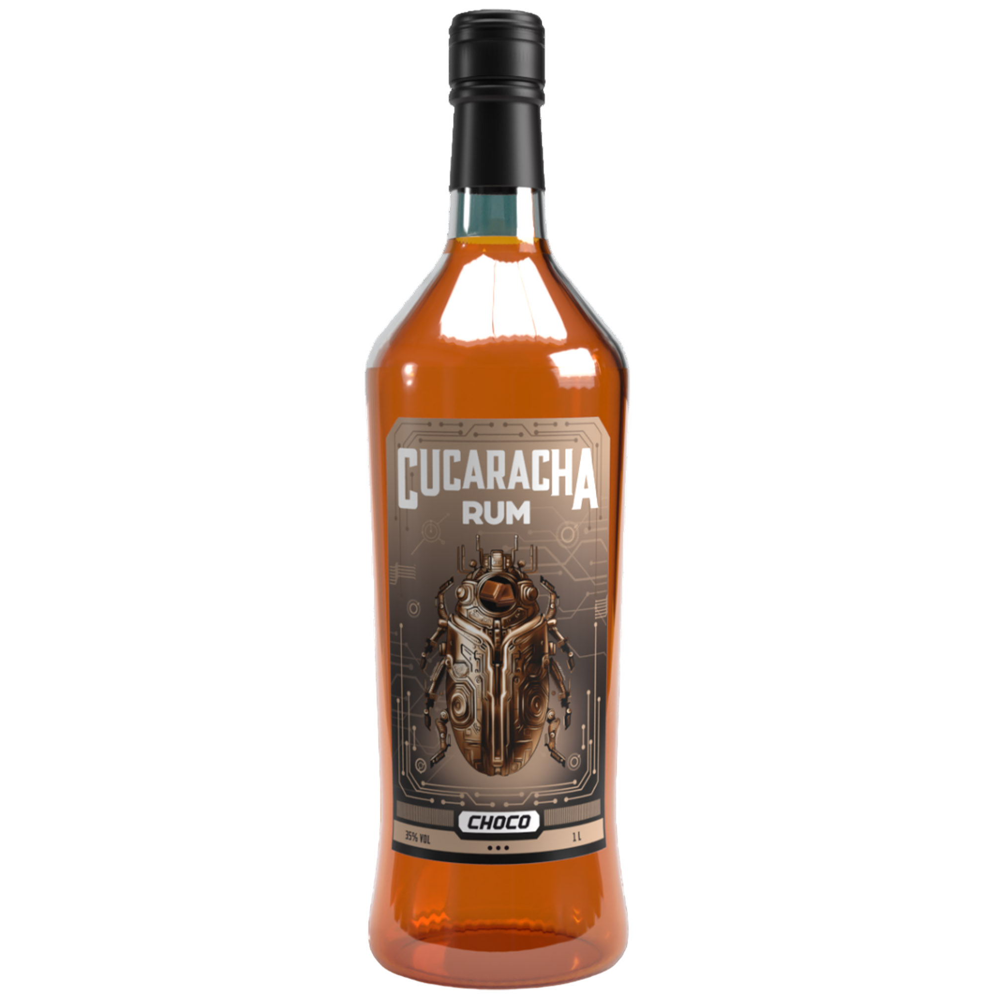 Алкогольний напій Cucaracha Rum Choco 35% 1 л - фото 1