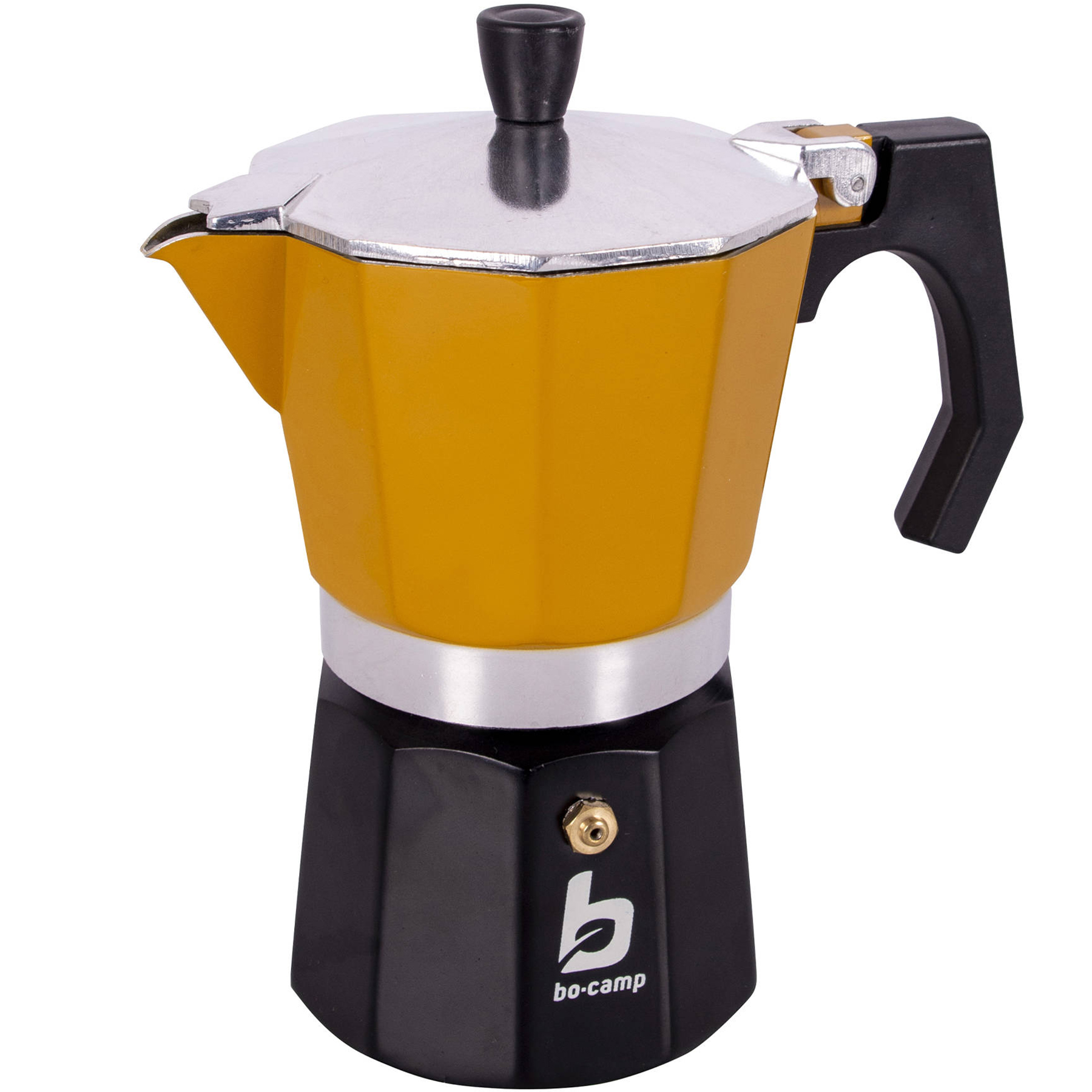 Кофеварка гейзерная Bo-Camp Hudson 6-cups Yellow/Black желтая (2200522) - фото 1