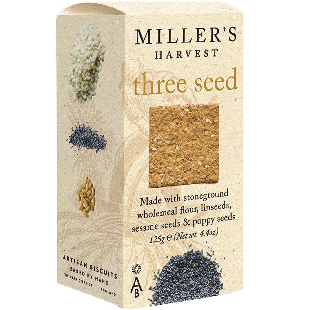 Крекери Artisan Bisquits Miller's Harvest Tree Seeds з насінням 125 г - фото 1